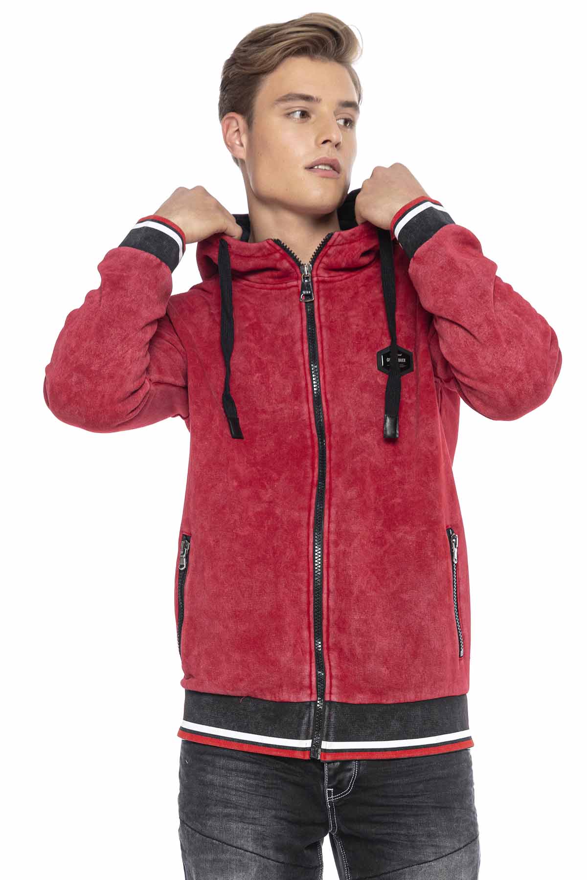 CL418 SUDADERA CON CAPUCHA PARA HOMBRE