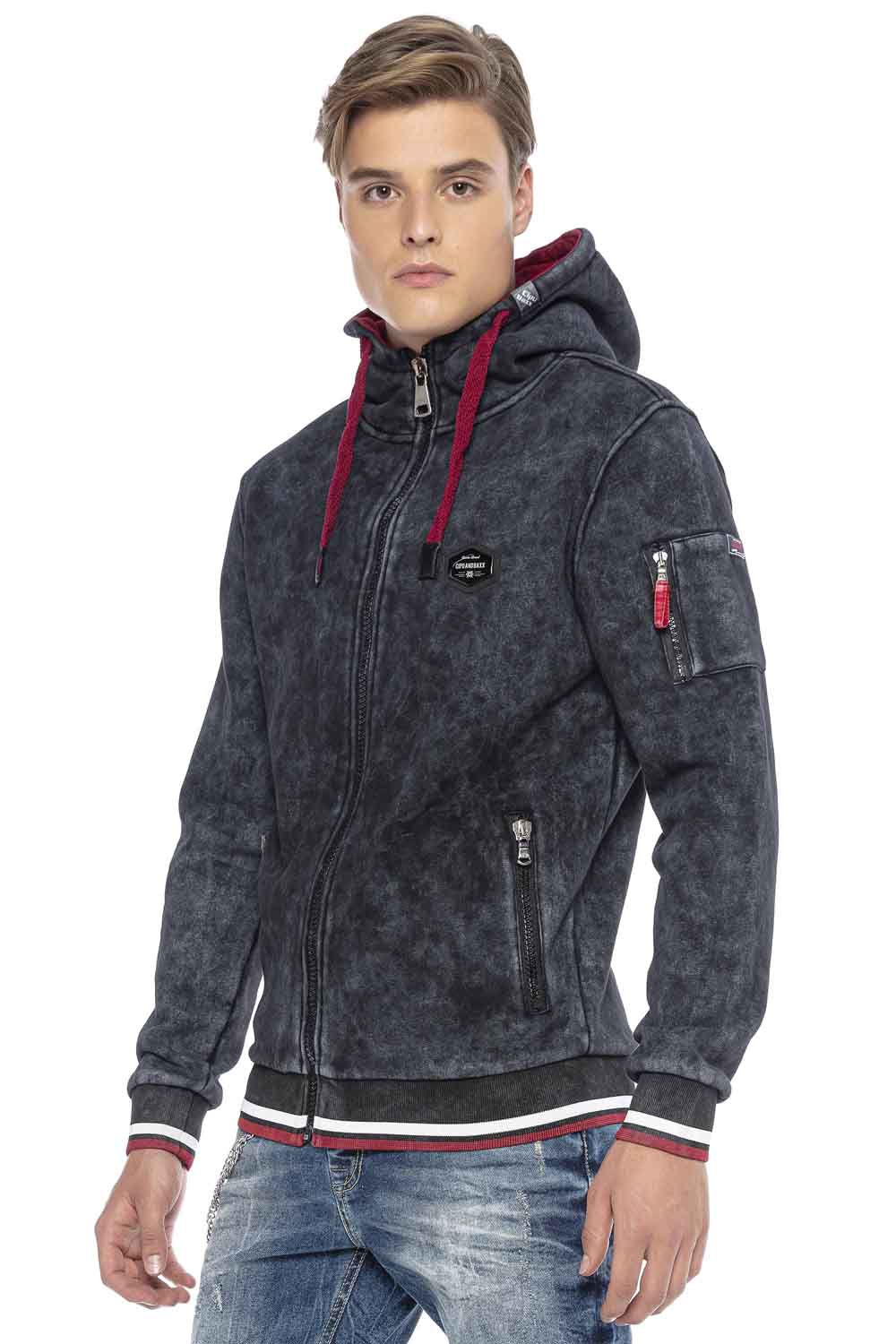 CL418 SUDADERA CON CAPUCHA PARA HOMBRE