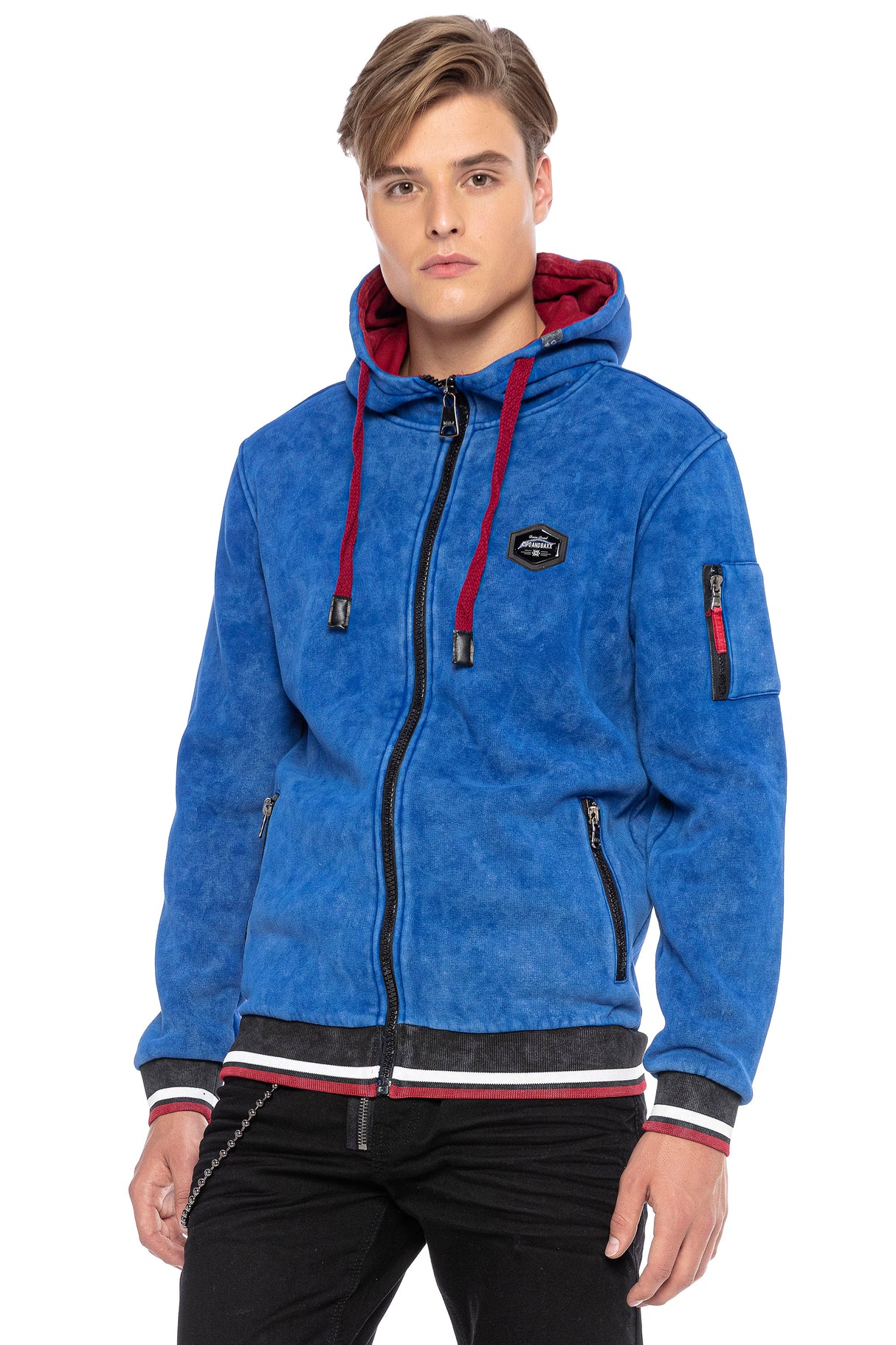 CL418 SUDADERA CON CAPUCHA PARA HOMBRE