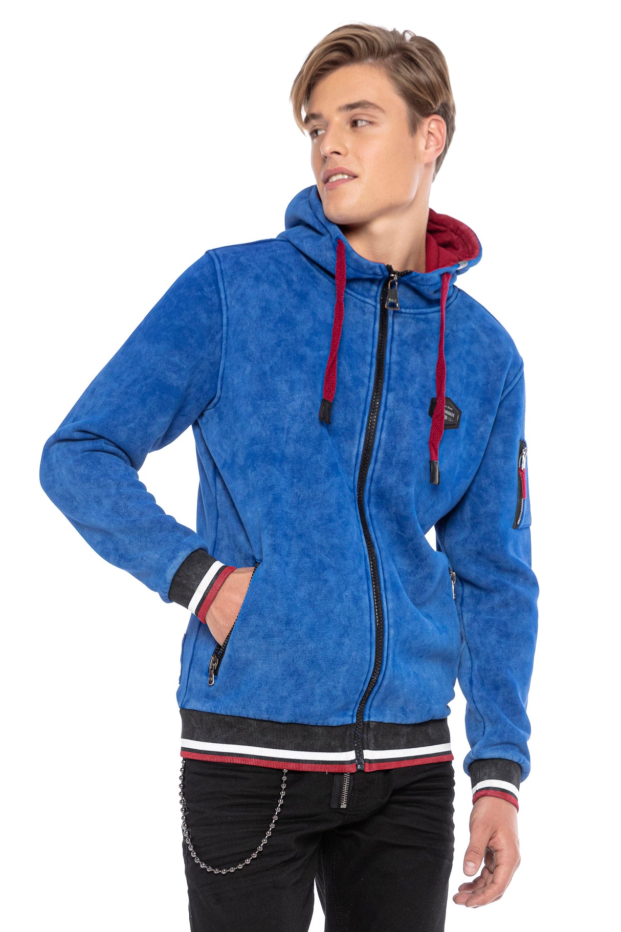 CL418 SUDADERA CON CAPUCHA PARA HOMBRE