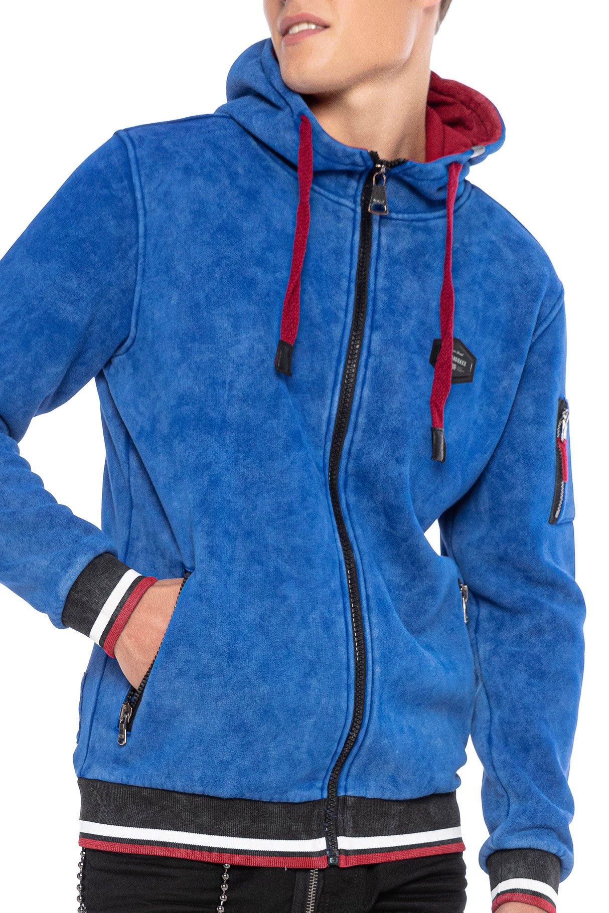 CL418 SUDADERA CON CAPUCHA PARA HOMBRE