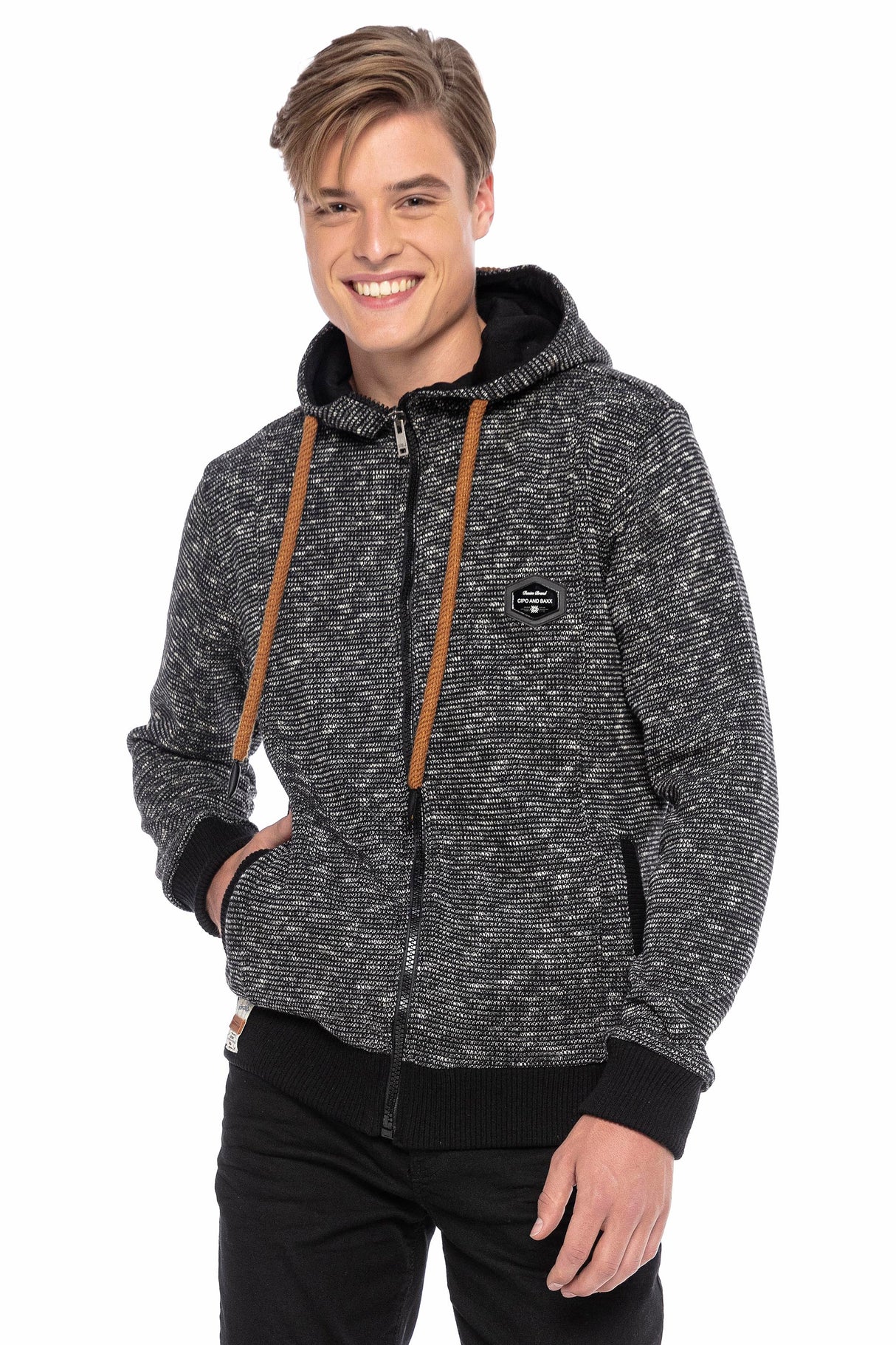 CL427 HERREN HOODIE SWEATJACKET