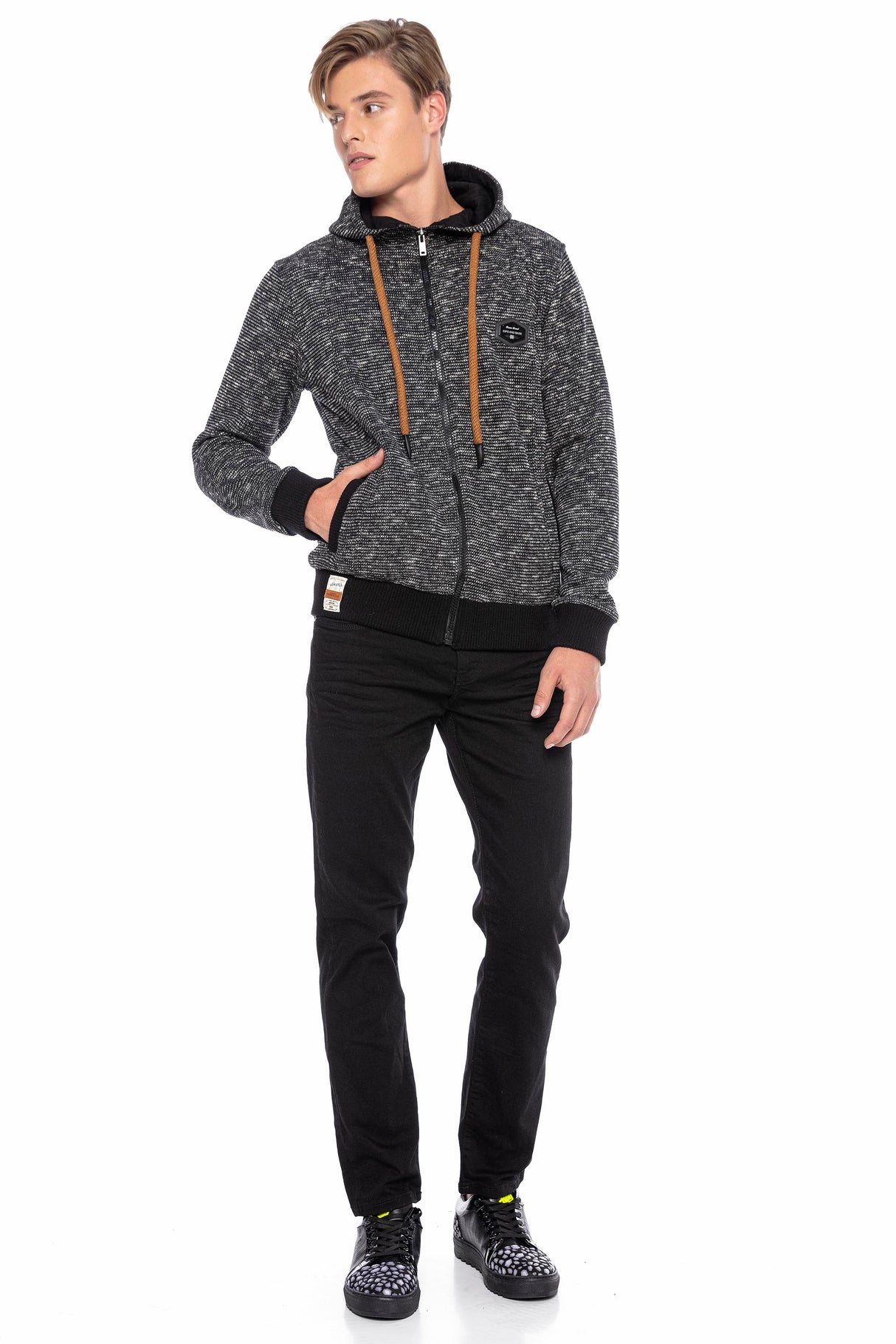 CL427 HERREN HOODIE SWEATJACKET