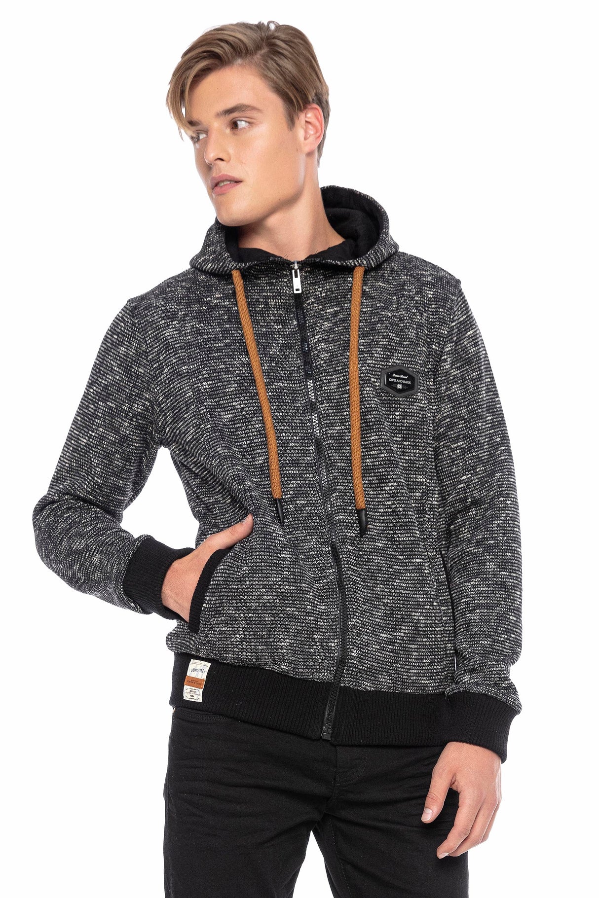 CL427 HERREN HOODIE SWEATJACKET