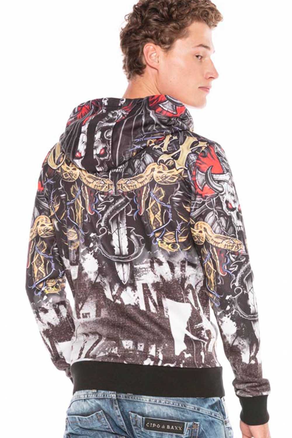 CL417 MEN'S HOODIE SWEATJACKET