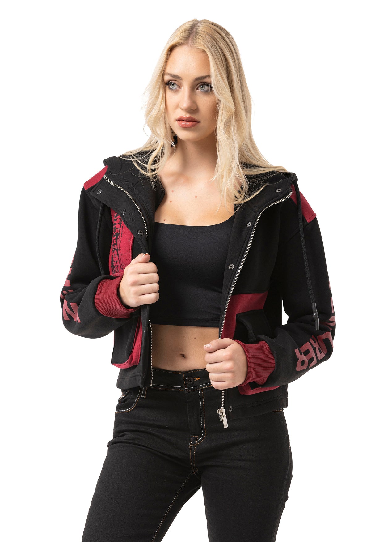 WL383 Women Sweat Jacket – Stylish & Functional