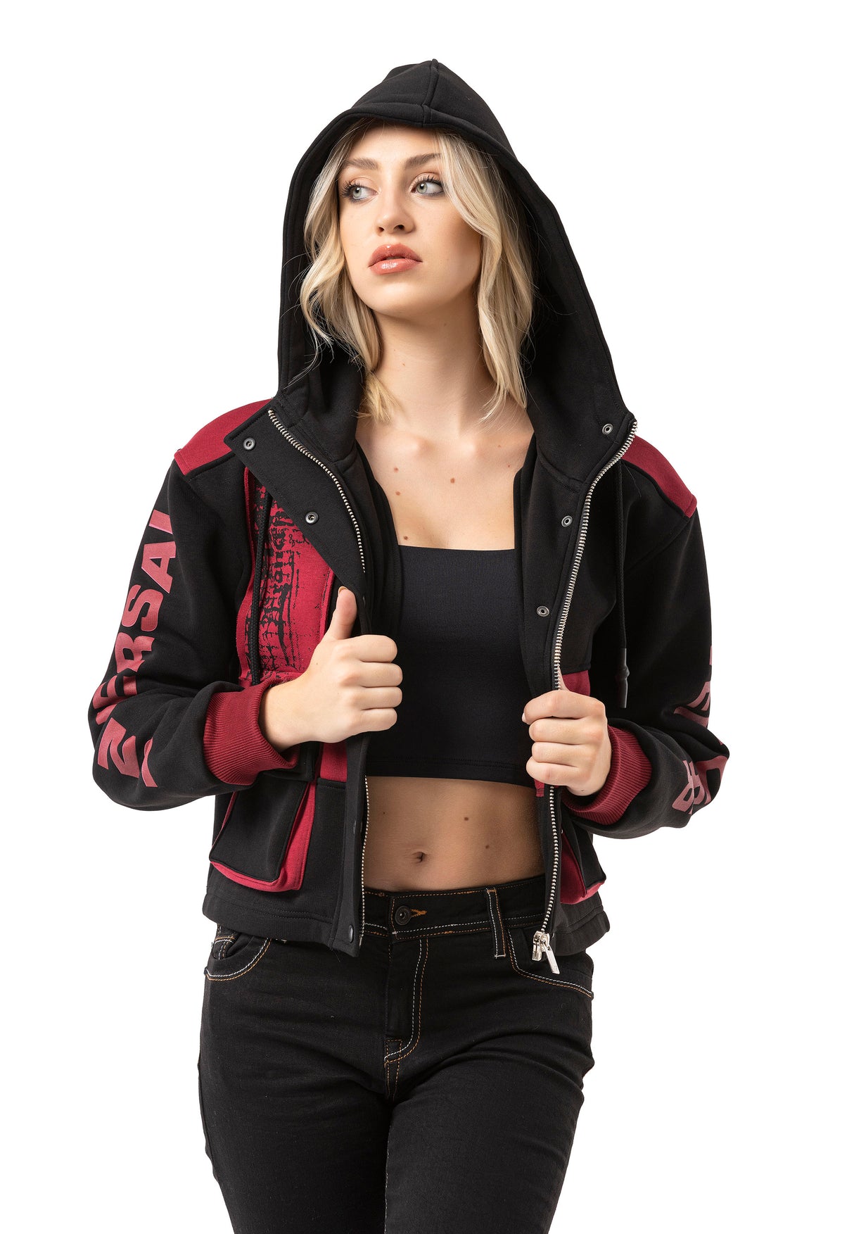 WL383 Women Sweat Jacket – Stylish & Functional