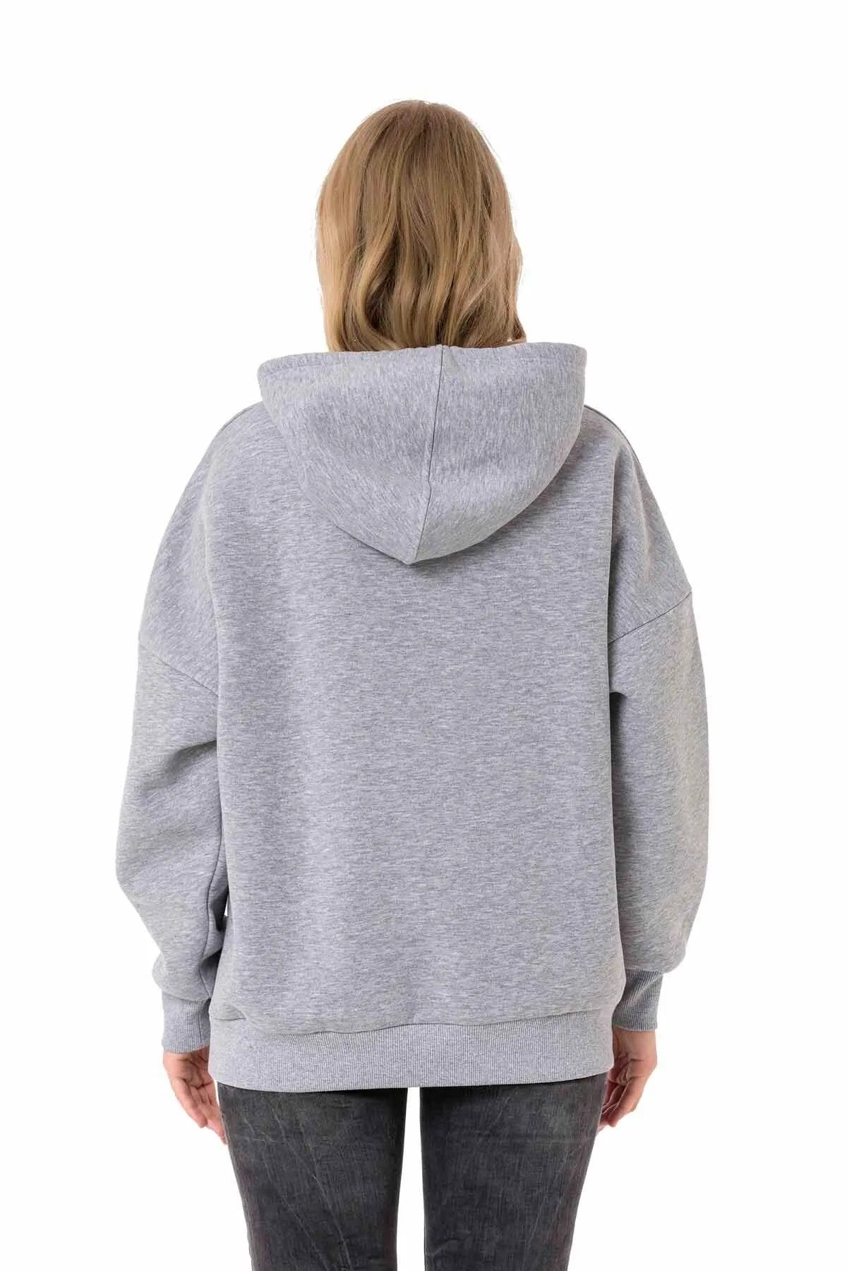 WL334 Sudadera con capucha y bordado para Mujer