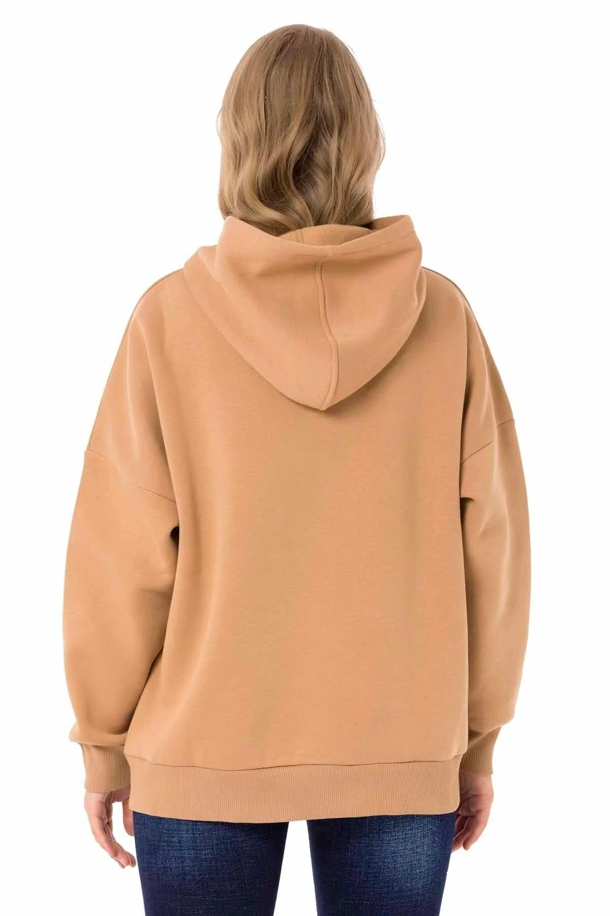 WL334 Sudadera con capucha y bordado para Mujer
