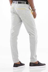 CD527 Pantalon en tissu pour homme au design élégant