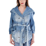 WJ117 Veste en jean dans un design à deux roches