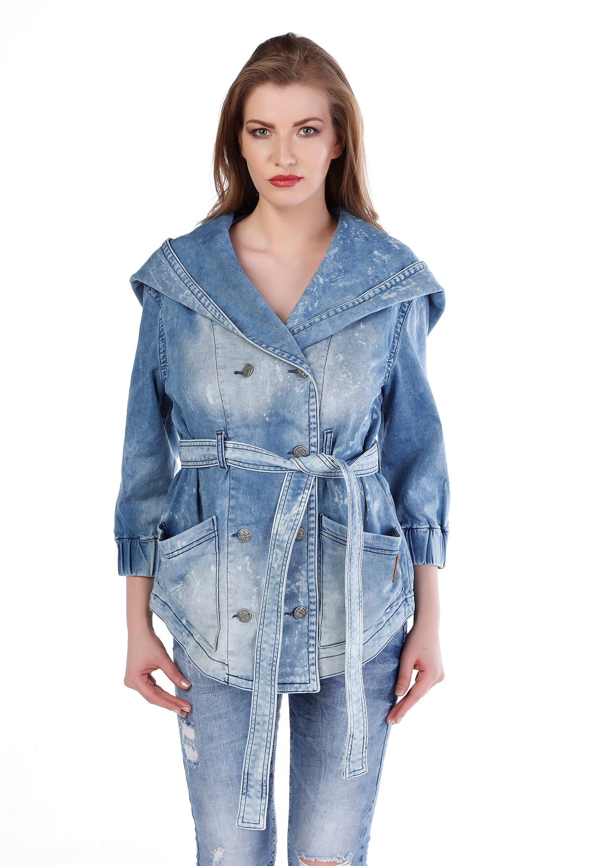 WJ117 Chaqueta vaquera para mujer