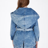 WJ117 Veste en jean dans un design à deux roches