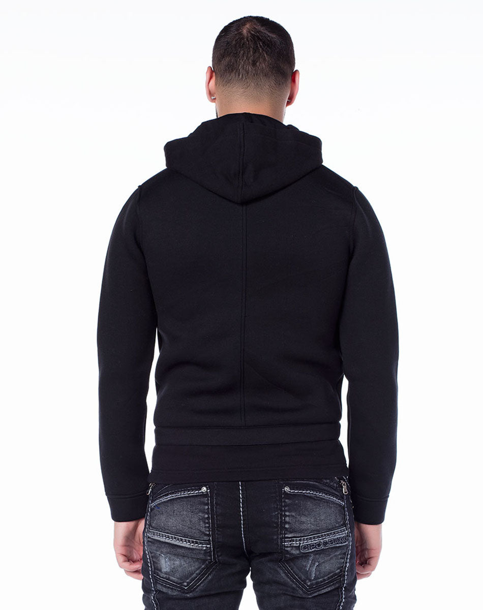 CJ137 Chaqueta negra para Hombre
