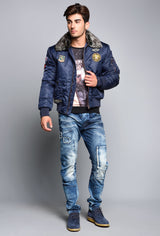 CM108 chaqueta de invierno para hombres verde