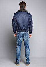 CM108 chaqueta de invierno para hombres verde
