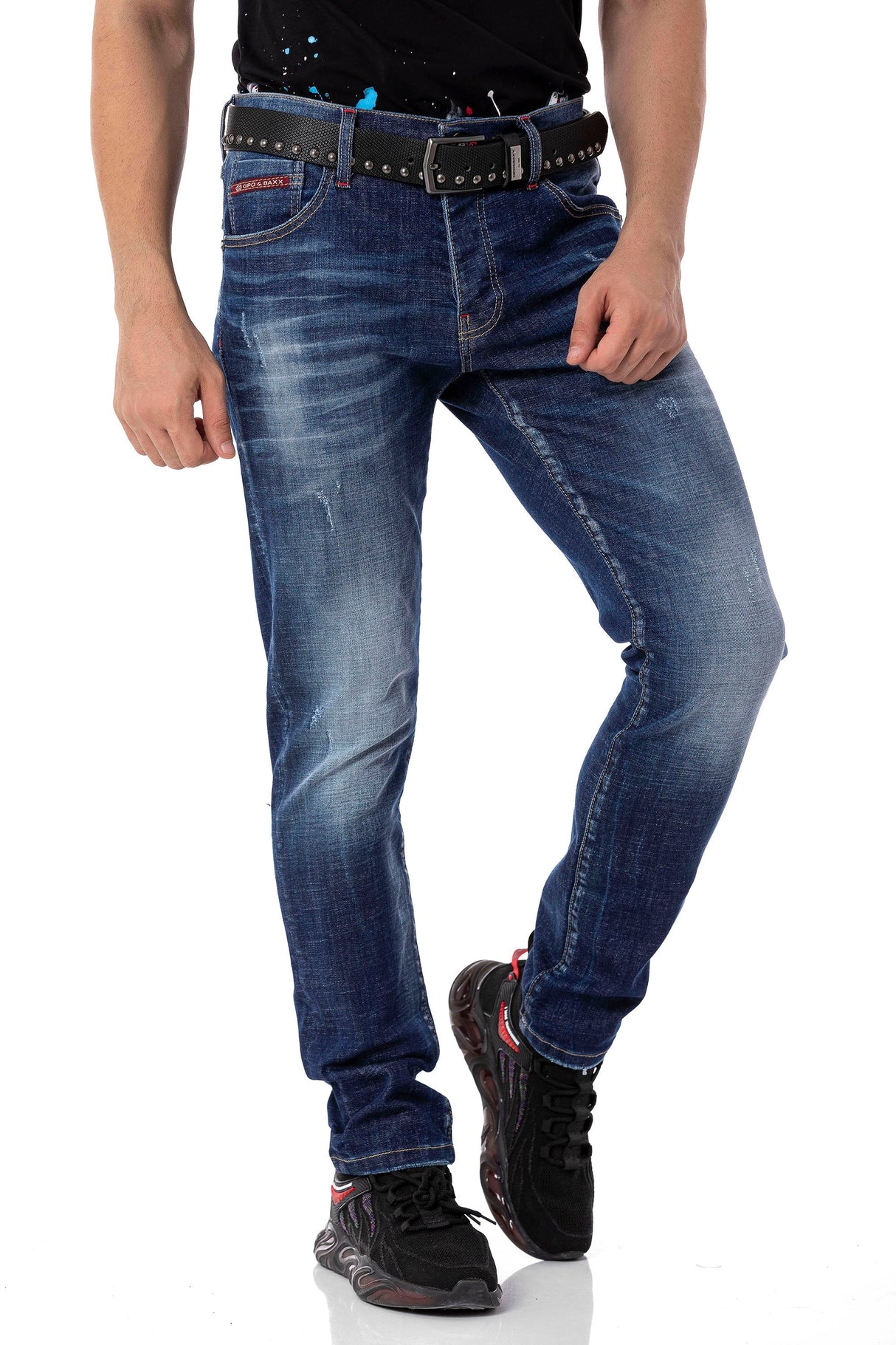 CD804 Jeans rectos para Hombre