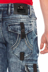 CD650 Men's Straight Fit jJans with cool Cargopockets