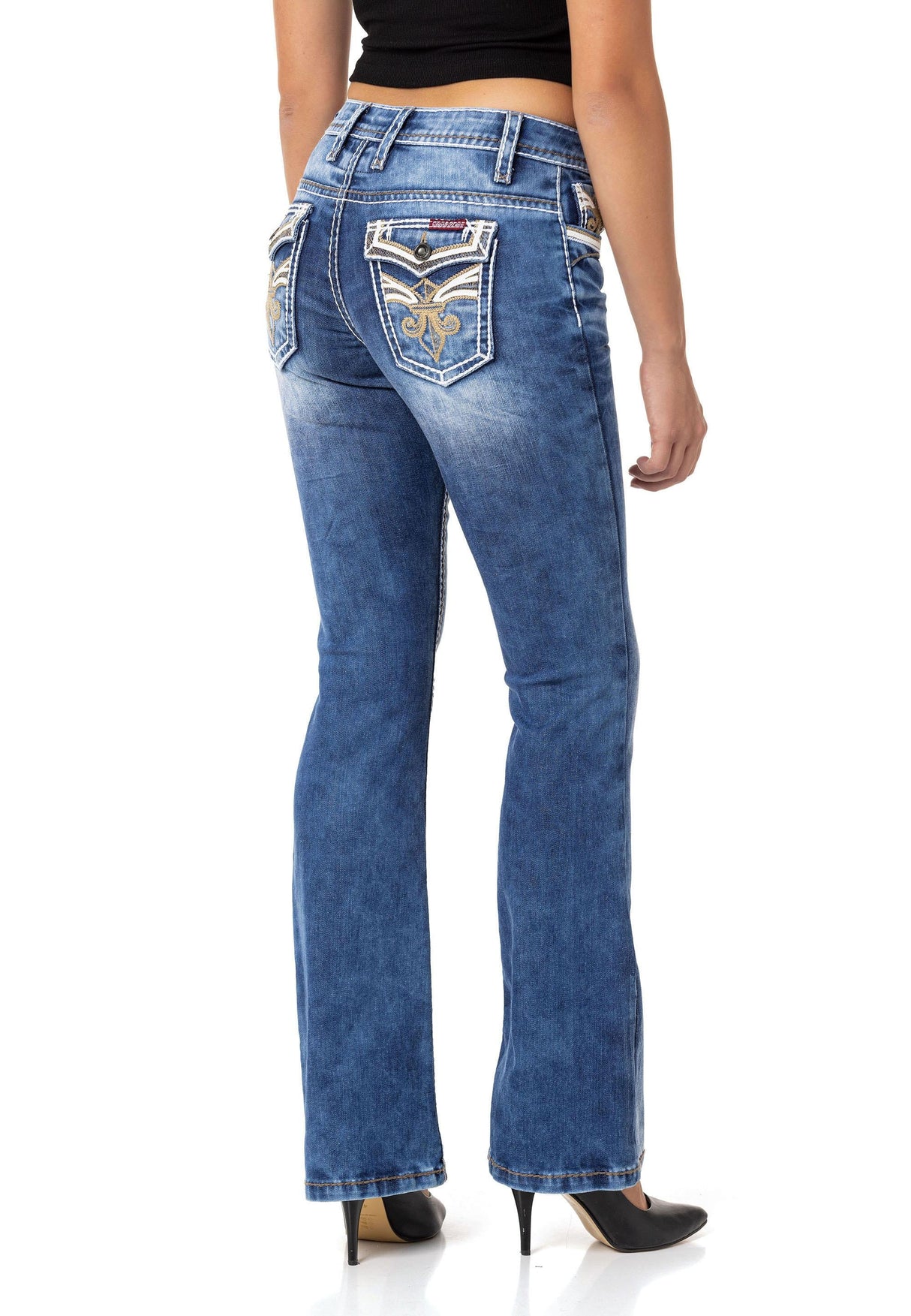 WD514 Women Bootcut-Jeans