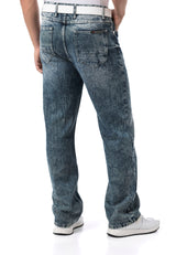 Jeansy CD903 Baggy Fit z zamkiem błyskawicznym