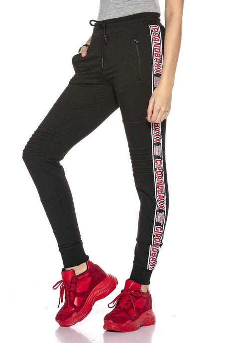 WR115 women's sweatpants with stylish branded stripes