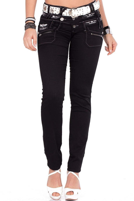 CBW-0313 Jeans slim para mujer