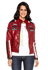 WJ182 DAMEN LEATHER JACKET