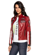 WJ182 DAMEN LEATHER JACKET