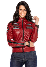 WJ182 DAMEN LEATHER JACKET