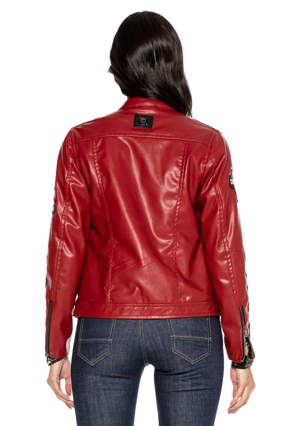 WJ182 DAMEN LEATHER JACKET