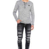 CL423 T-SHIRT À MANCHES LONGUES POUR HOMMES