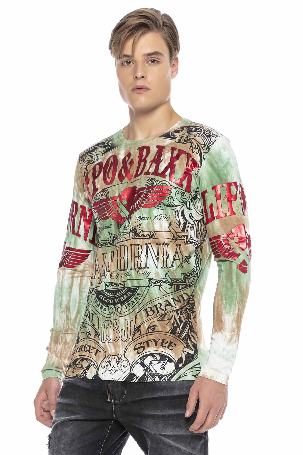 CL401 MAGLIA A MANICHE LUNGHE PER UOMO