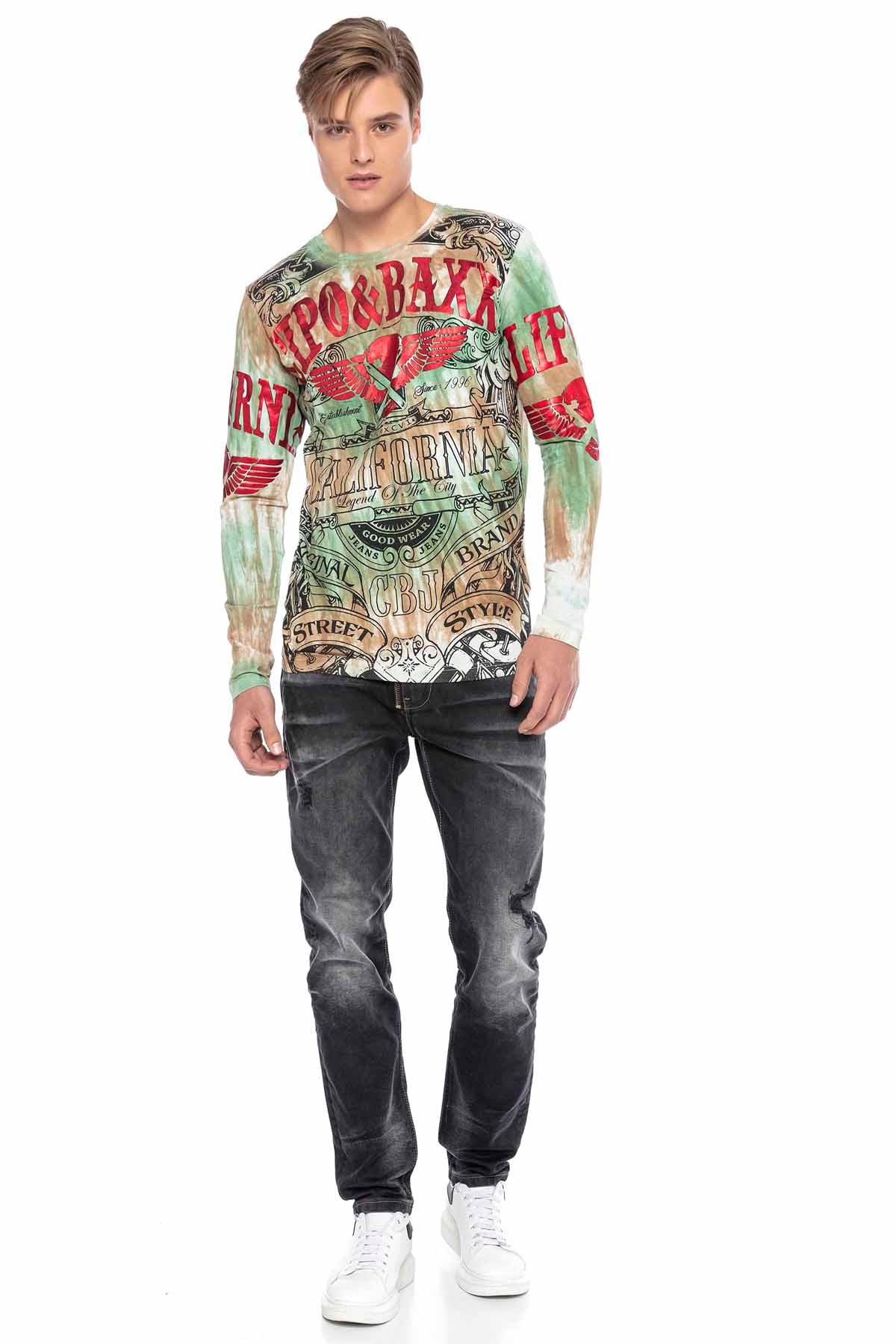 CL401 MAGLIA A MANICHE LUNGHE PER UOMO