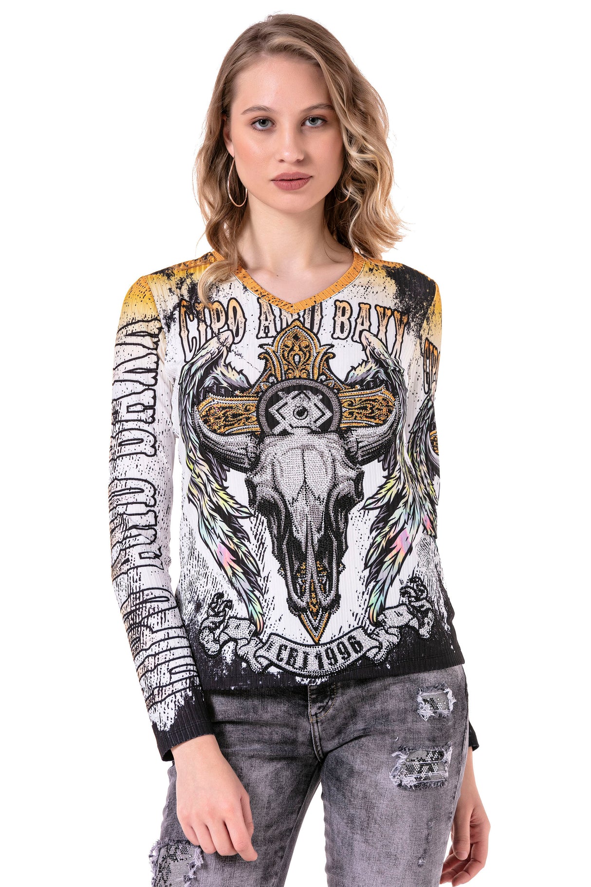 WL292 DAMEN LONG SLEEVE T-SHIRT