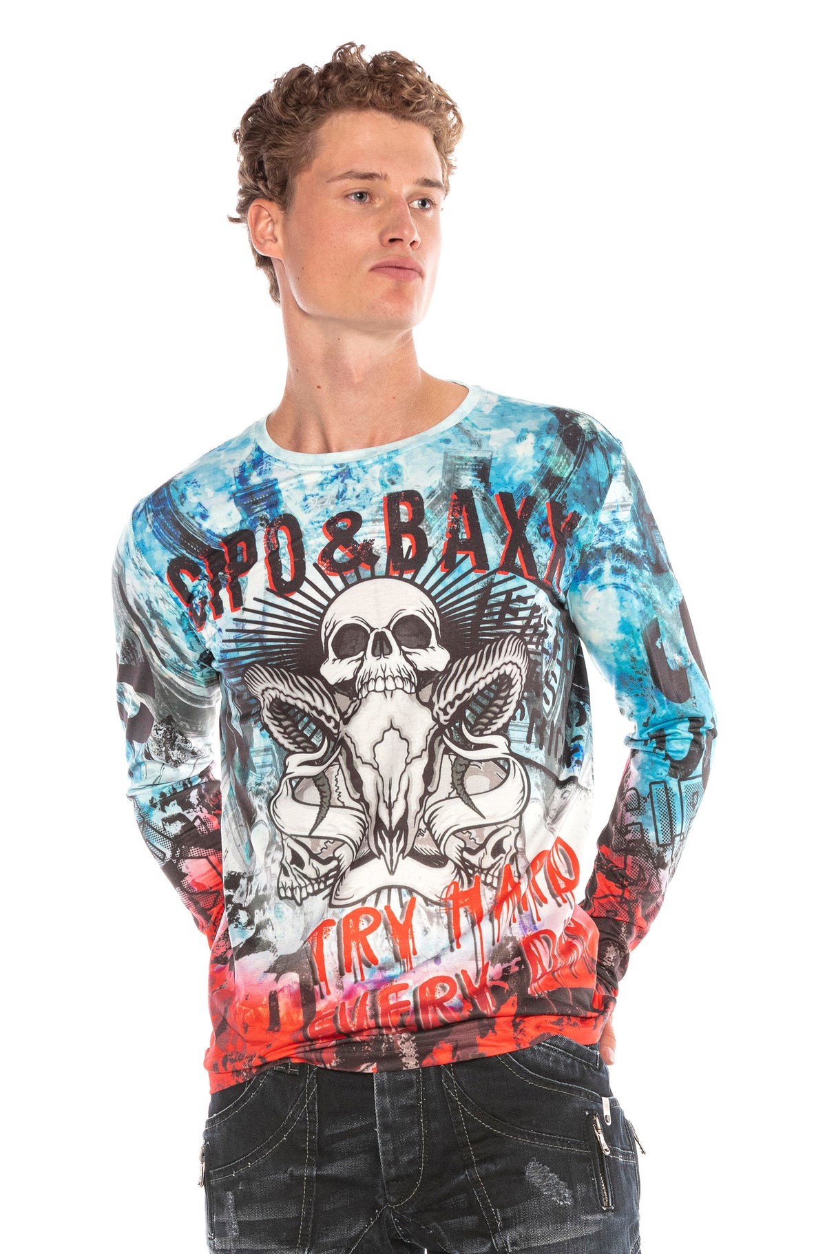 CL399 CAMISETA DE MANGA LARGA PARA HOMBRE