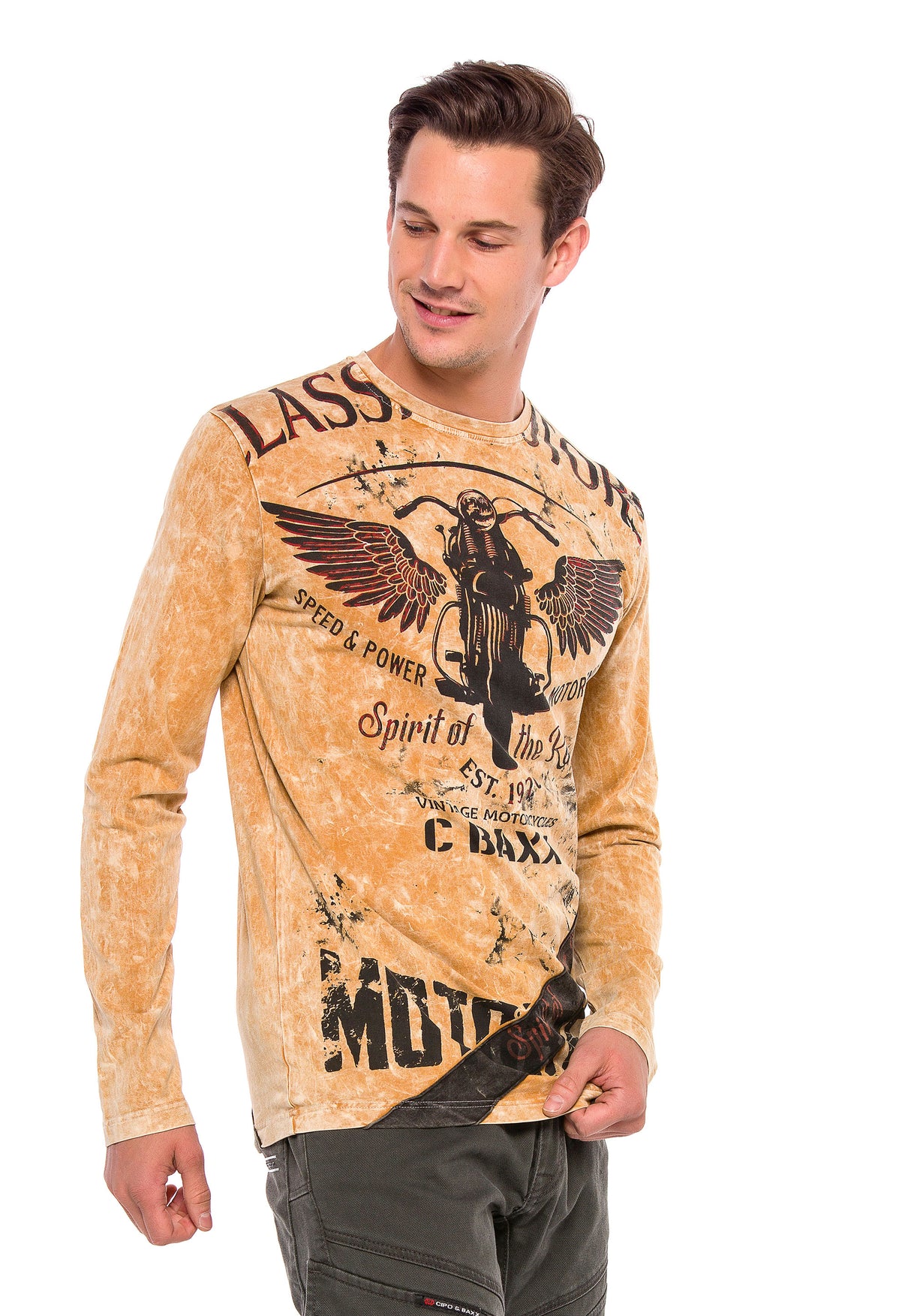 CL348 CAMISETA DE MANGA LARGA PARA HOMBRE