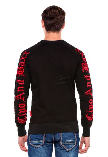CL370 men sweatshirt with cool embroidery