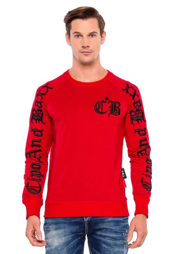 CL370 Heren Sweatshirt met Cool Borduurwerk