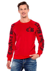 CL370 Heren Sweatshirt met Cool Borduurwerk