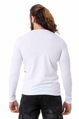 Cl511 chemise à longue durée pour hommes avec grand imprimé