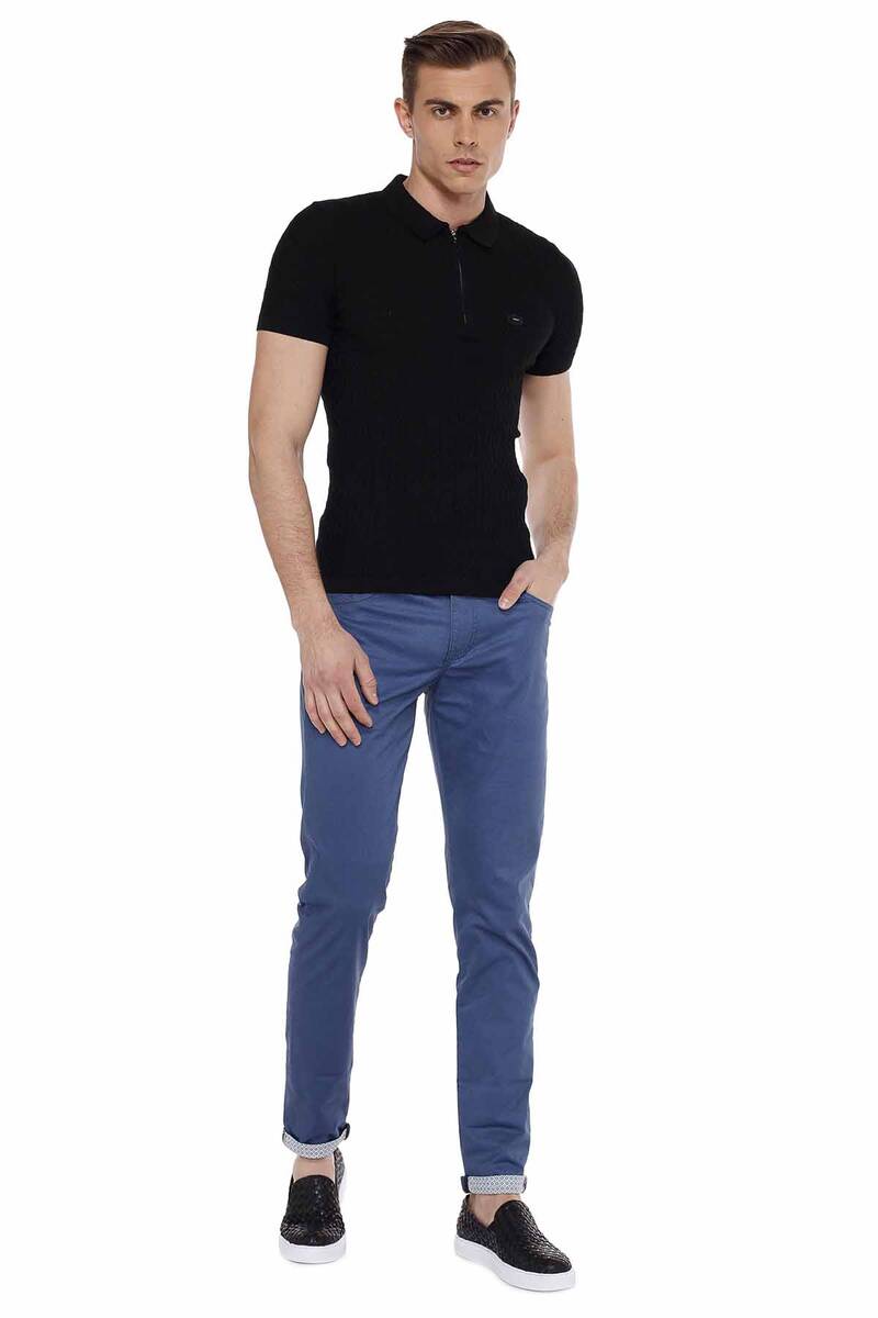 Pantalones de tela para hombres CD512 en un aspecto casual cómodo