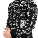 CP276 Men de tricoter un pull avec design de lettrage à la mode