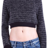 C46302 Dames Trui – Elegante cropped look in gebreid ontwerp