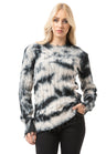 WP268 Damen Strickpullover – Pullover mit Tie-Dye Muster & Rippstruktur | Moderner Casual-Look für Alltag & Streetwear