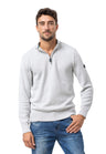 CP290 Sweat-shirt à col zippé pour homme – Le confort du coton rencontre le style sportif