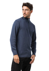 CP290 Sweat-shirt à col zippé pour homme – Le confort du coton rencontre le style sportif
