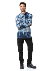 CP287 Pull pour homme en coton à motif torsadé – Un tricot classique pour un look moderne