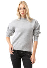 WP262 Damen Strickpullover – Gerippter Pullover mit Stehkragen & Relaxed Fit | Zeitloser Casual-Look für Alltag & Übergangszeit