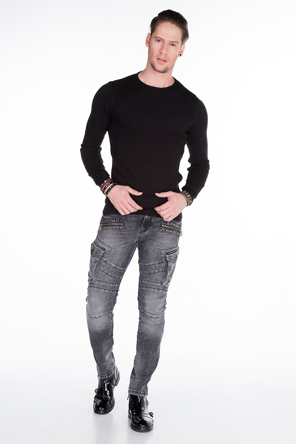 CP152 Black Herren -pullover
