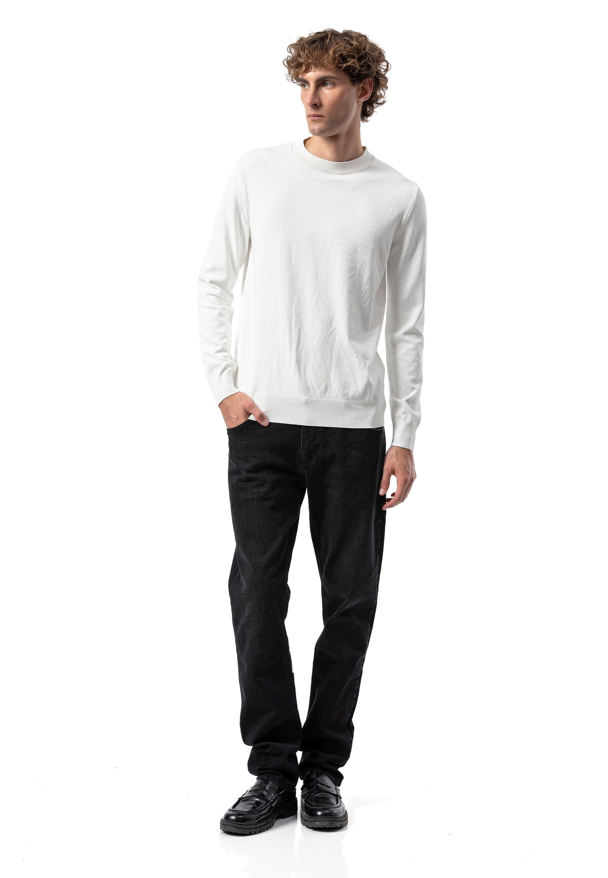 BP206 Pull homme Coupe régulière